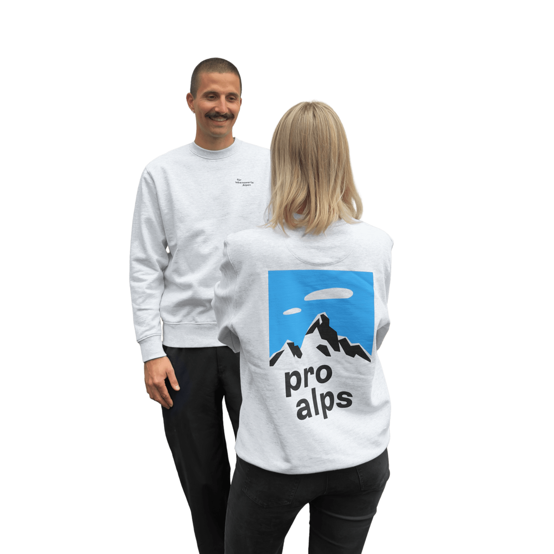 Sweatshirt «Pro Alps» BIO sweatshirt-proalps-bio-baumwolle-fair-model-paar