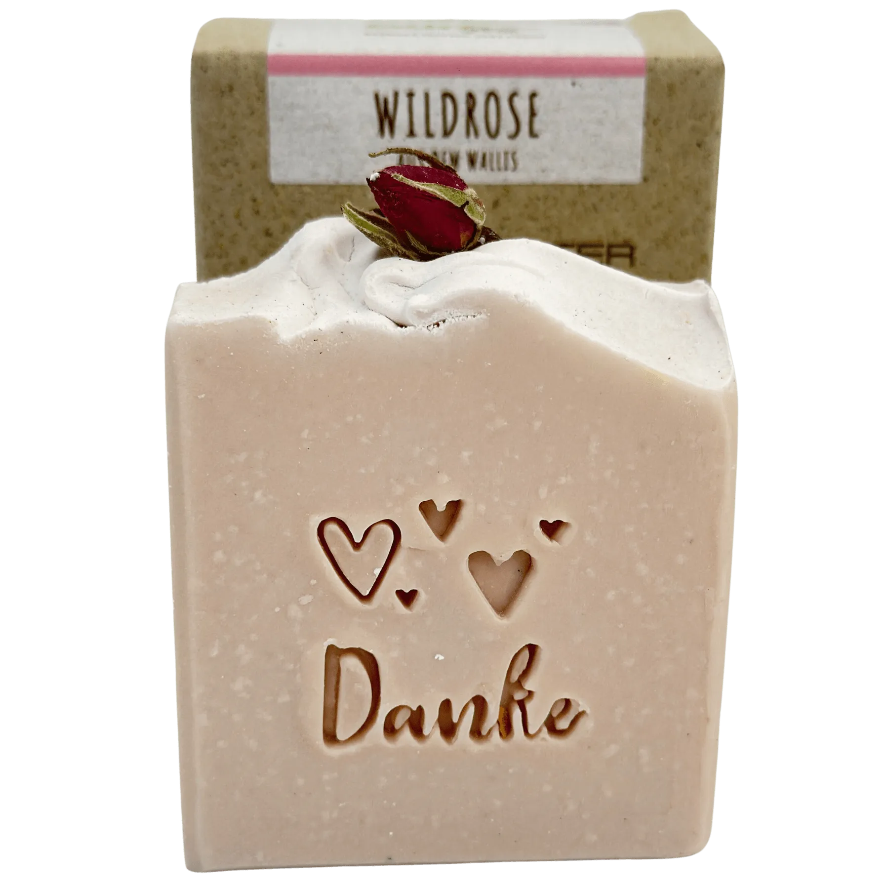 Wildrosenseife mit Heilerde «Danke»