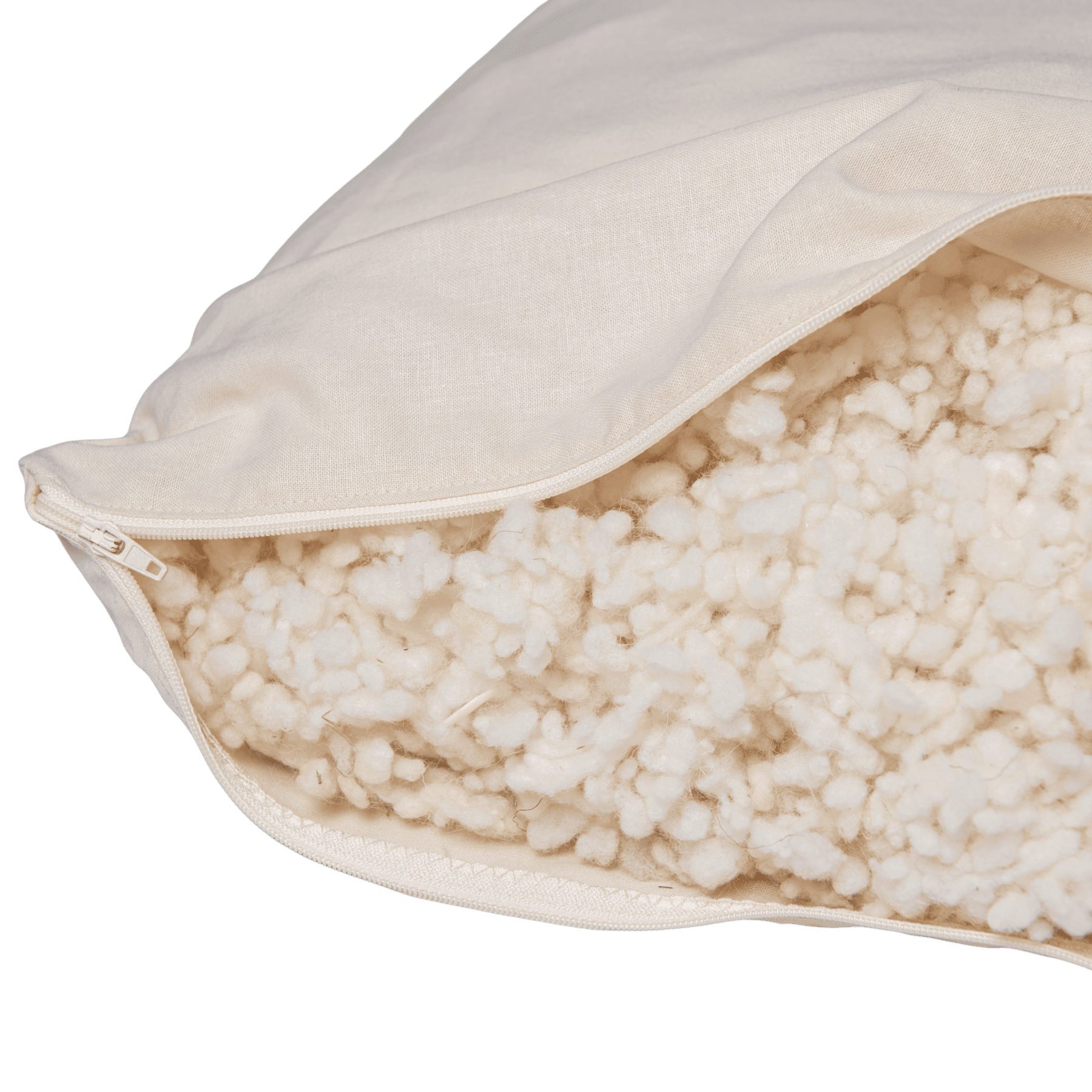 Kopfkissen mit Wollfüllung