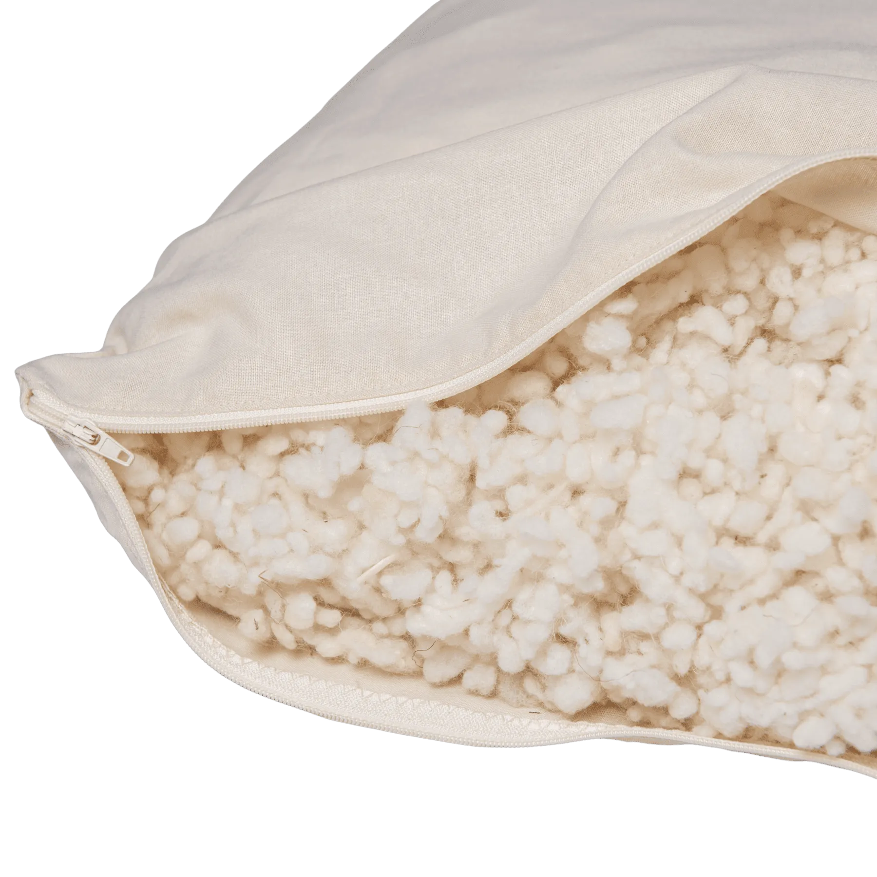 Kopfkissen mit Wollfüllung