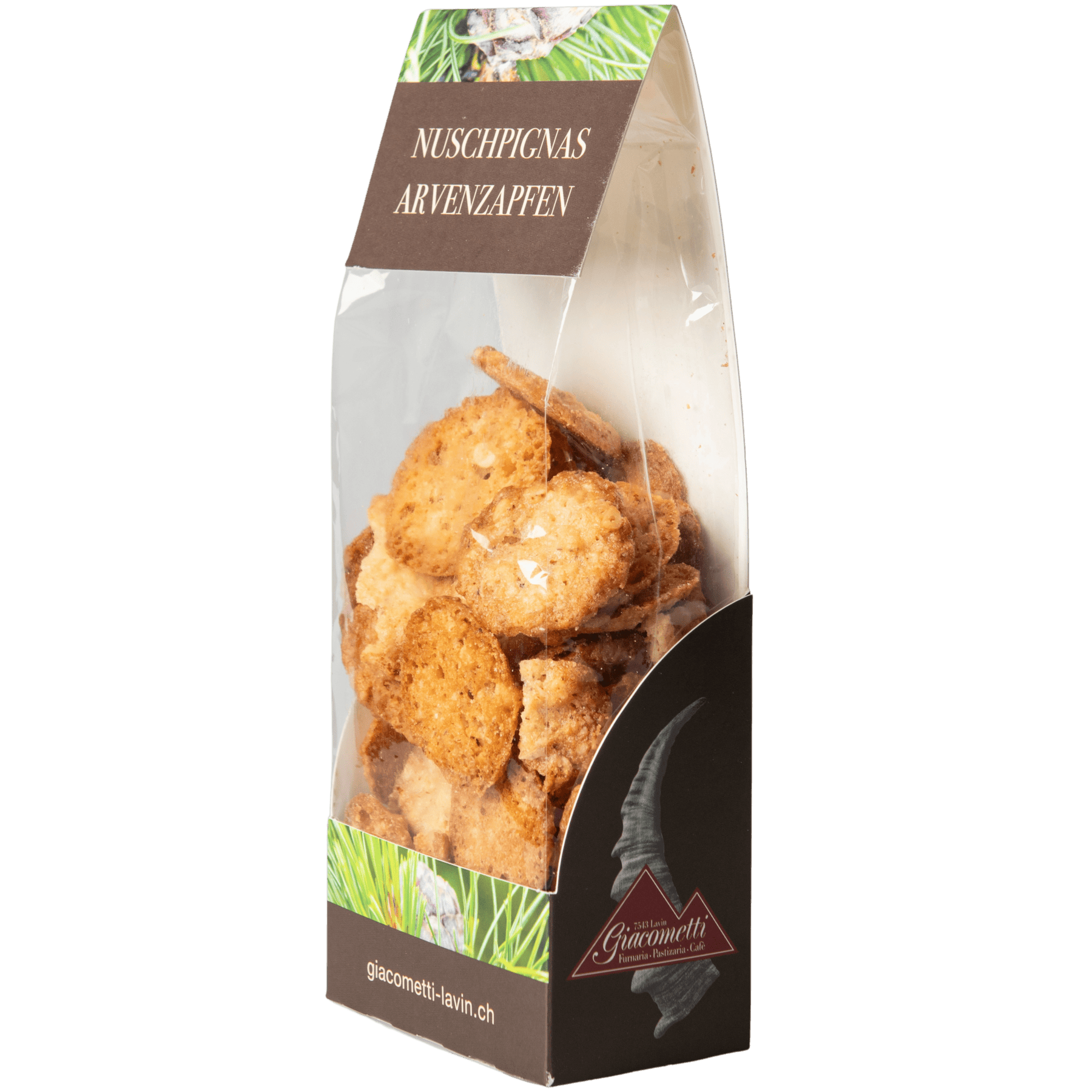arvenzapfen-bisquit-guetsli-nuschpignas-engadin_seitlich