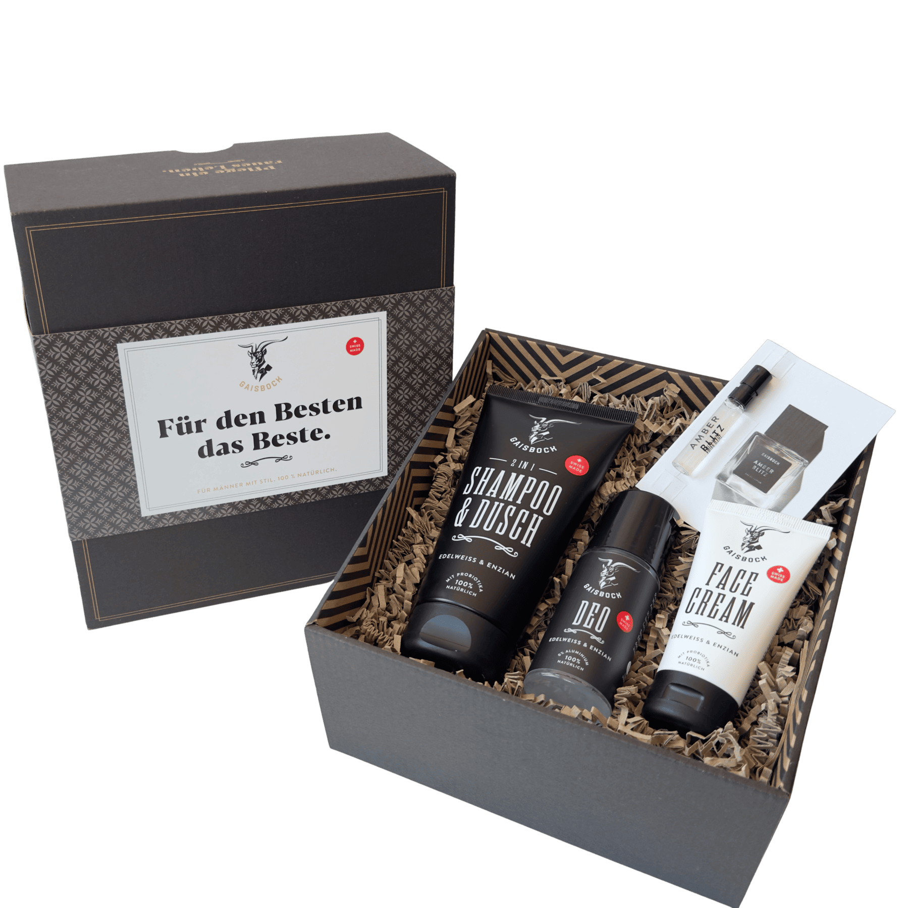 Männerpflege Geschenkset «Für den Besten das Beste»