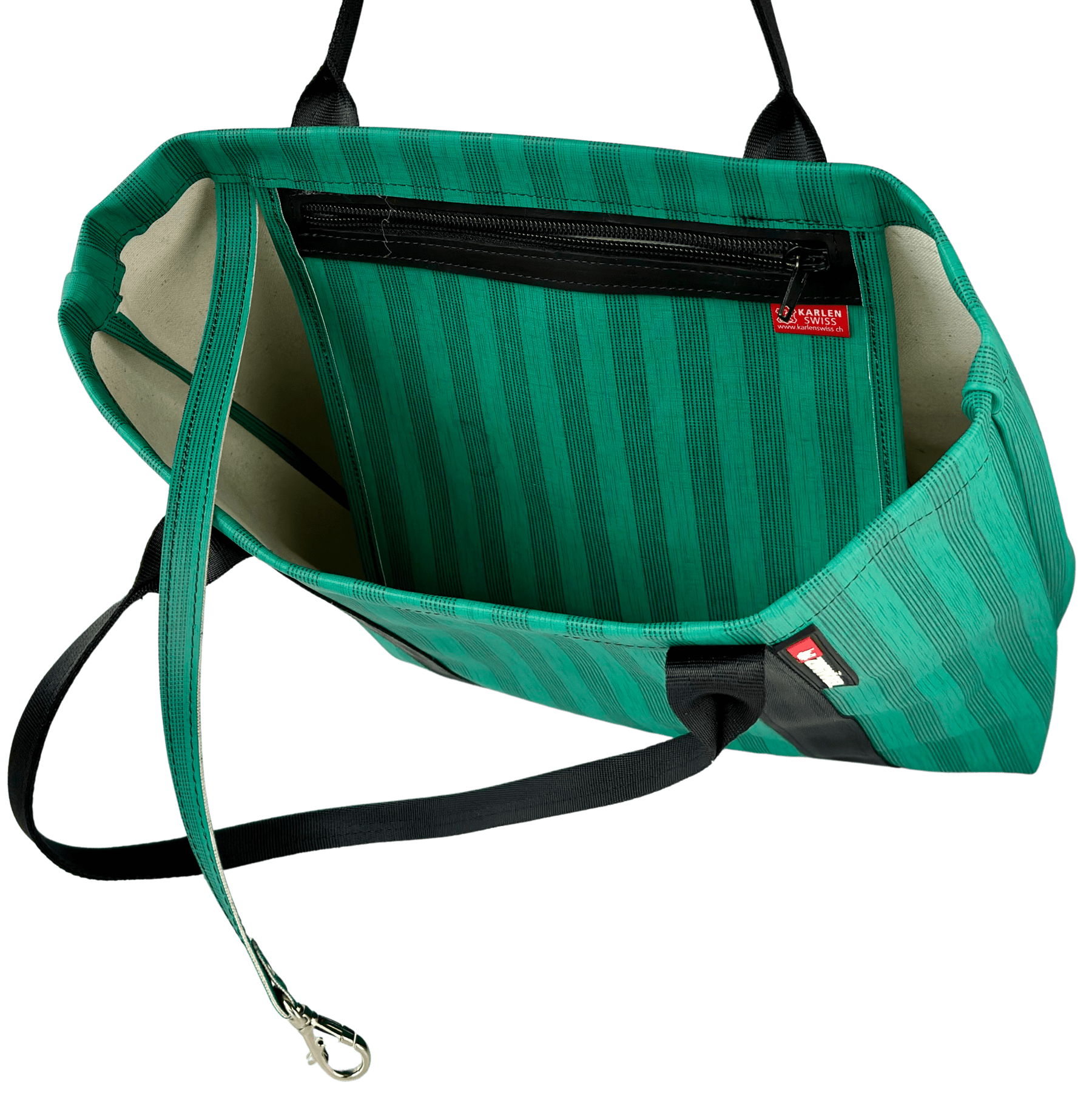 Shopper «Zugvögel» tasche-shopper-zugvoegel-karlen-gruen-in