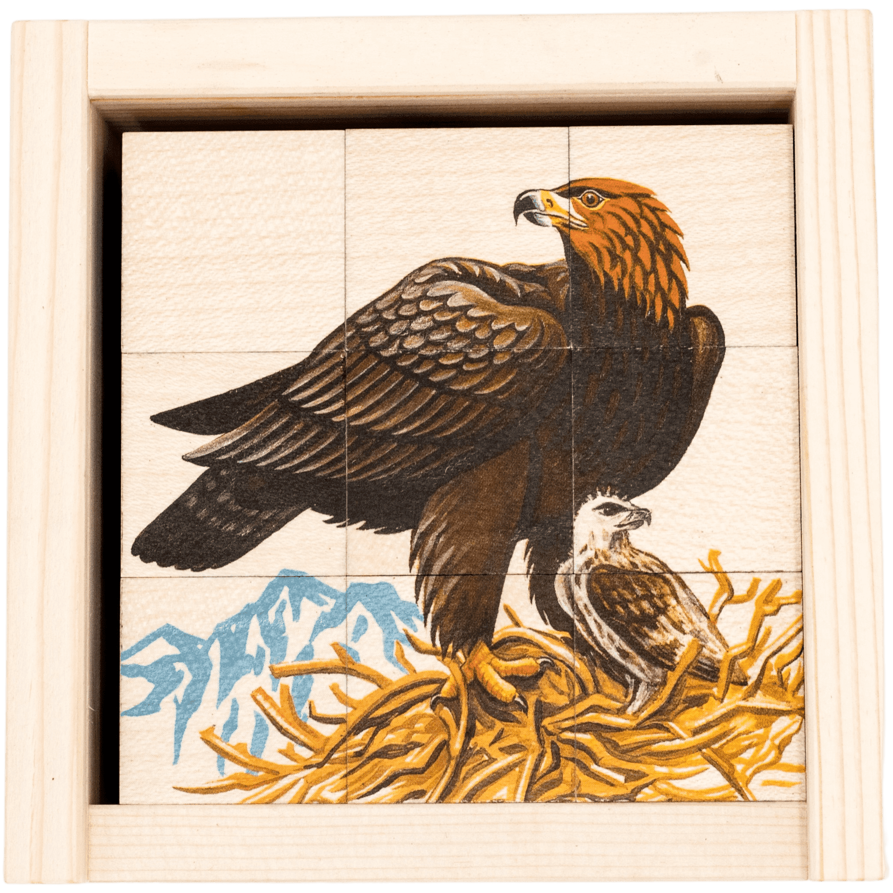 Klötzlipuzzle «Bergtiere»