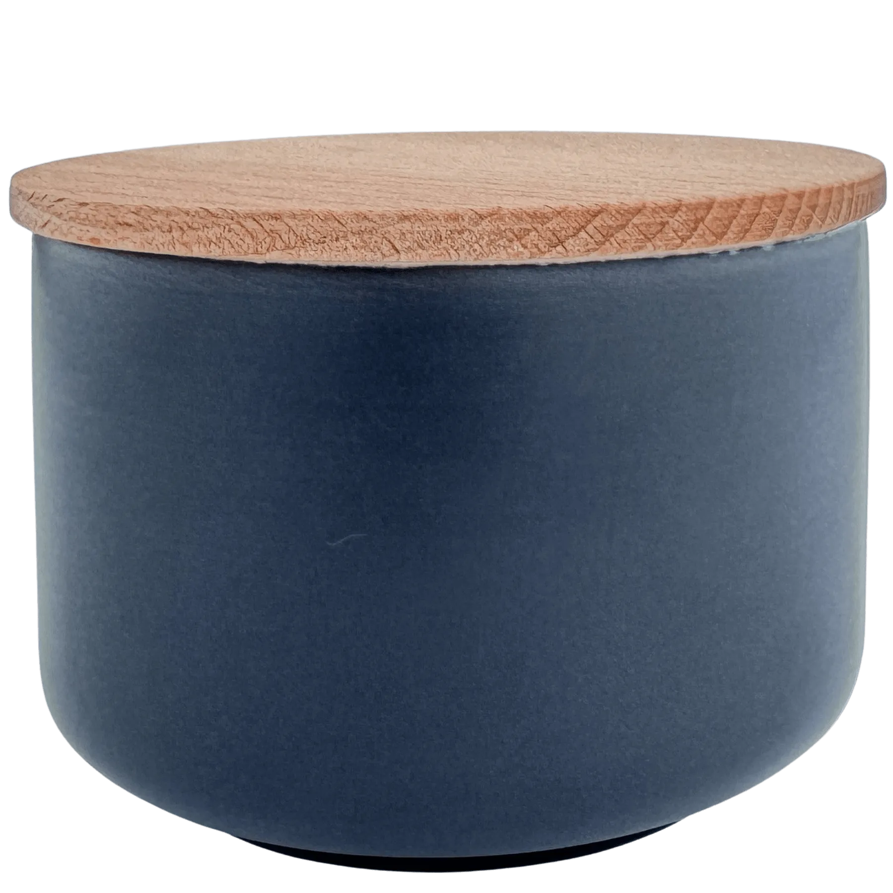 Keramik Töpfli mit Buchenholzdeckel