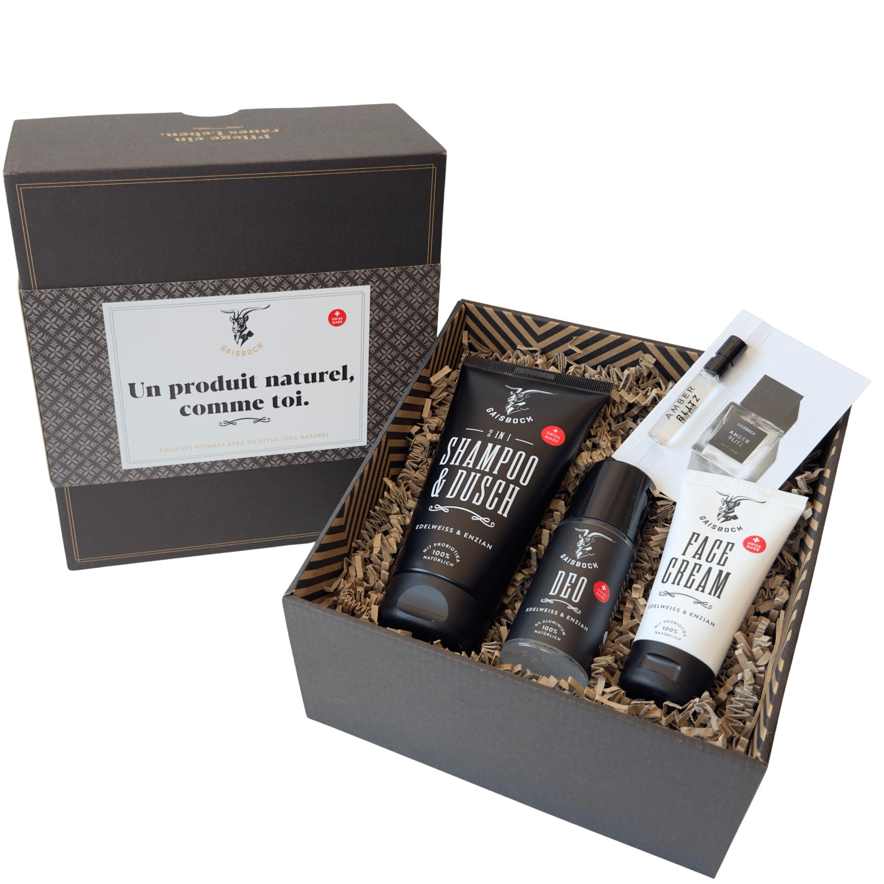 Männerpflege Geschenkset «Ein Naturprodukt, wie du»
