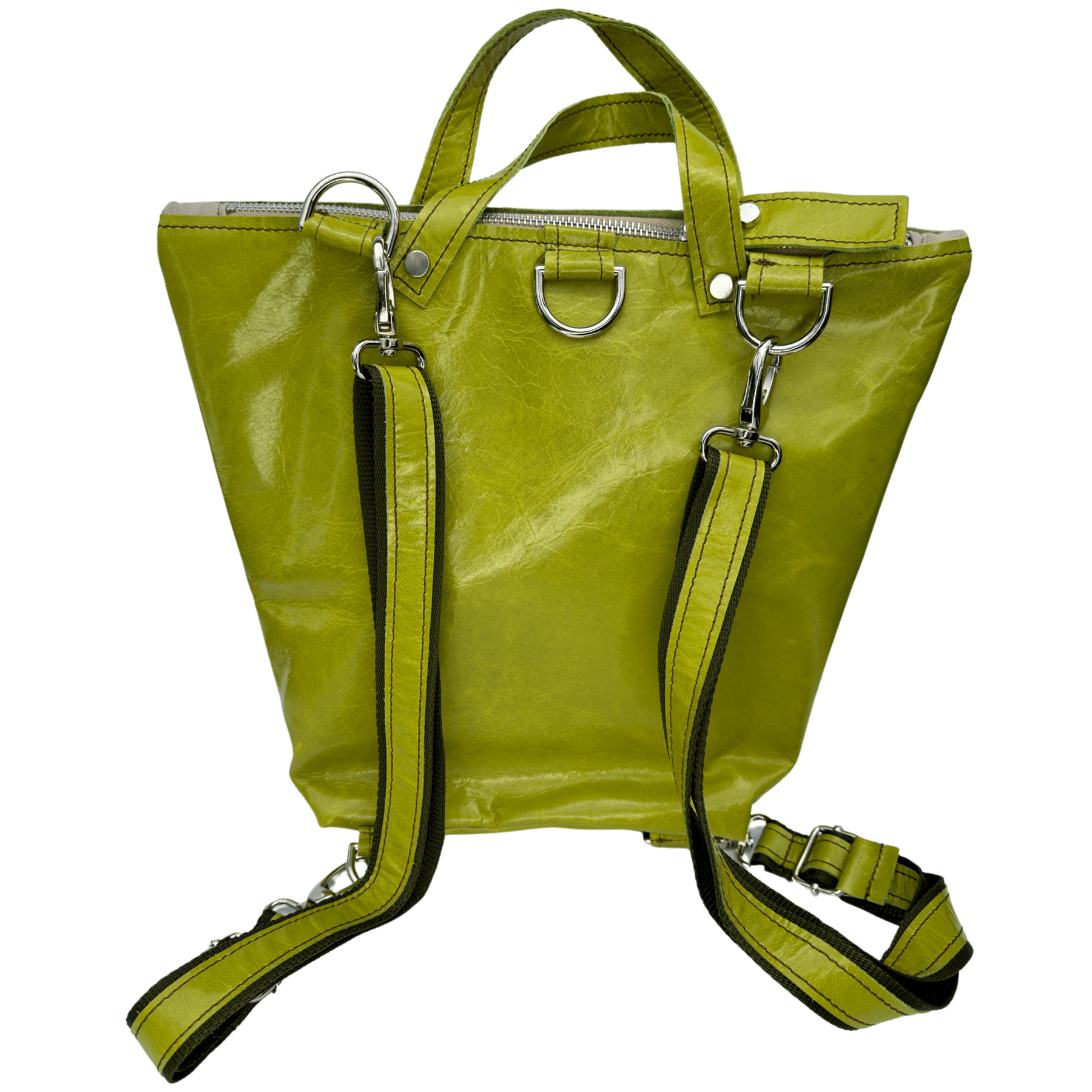 Lederrucksack/Tasche battaglia-rucksack-umhaengetasche-hinten