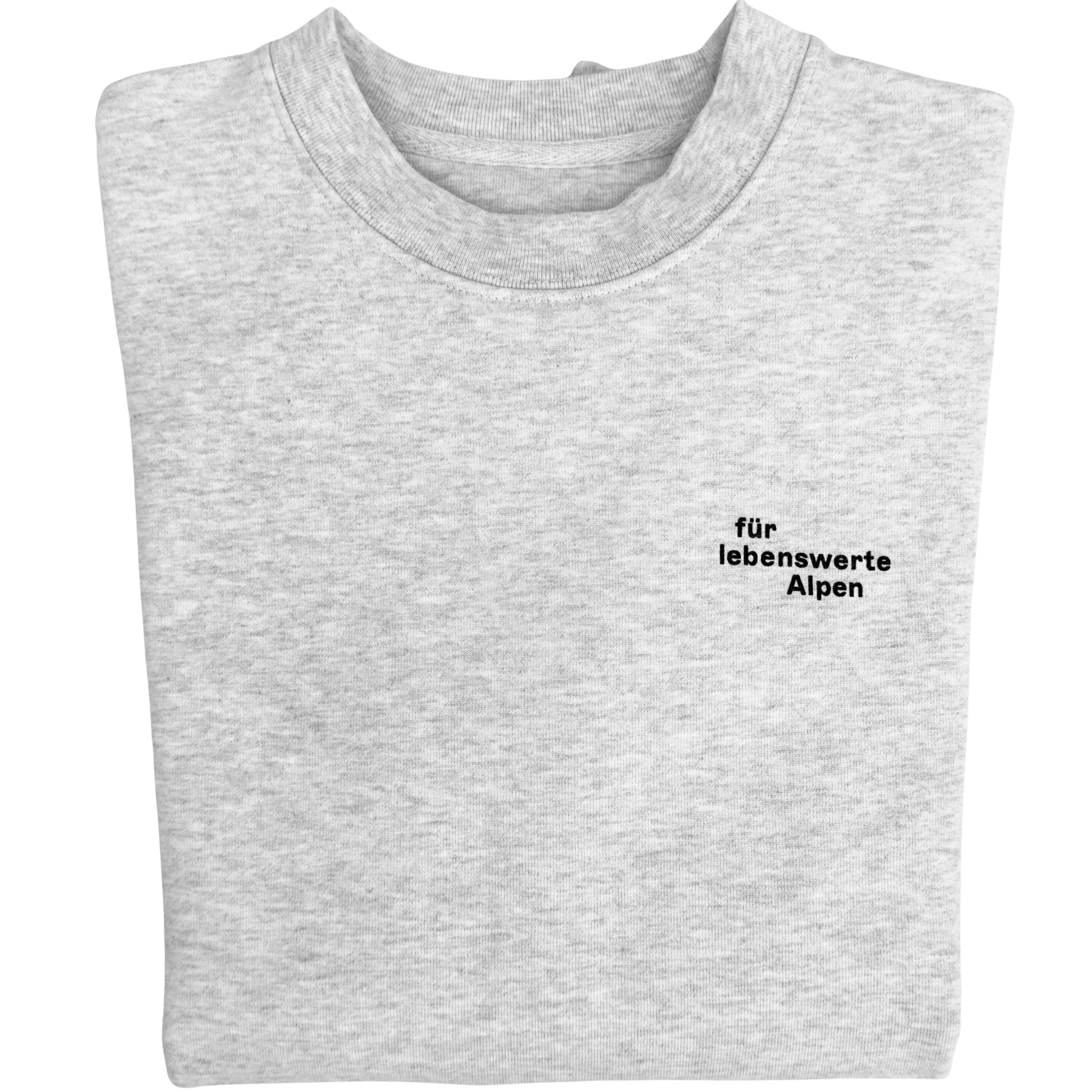 Sweatshirt «Pro Alps» BIO sweatshirt-pulli-proalps-vorne-gefaltet