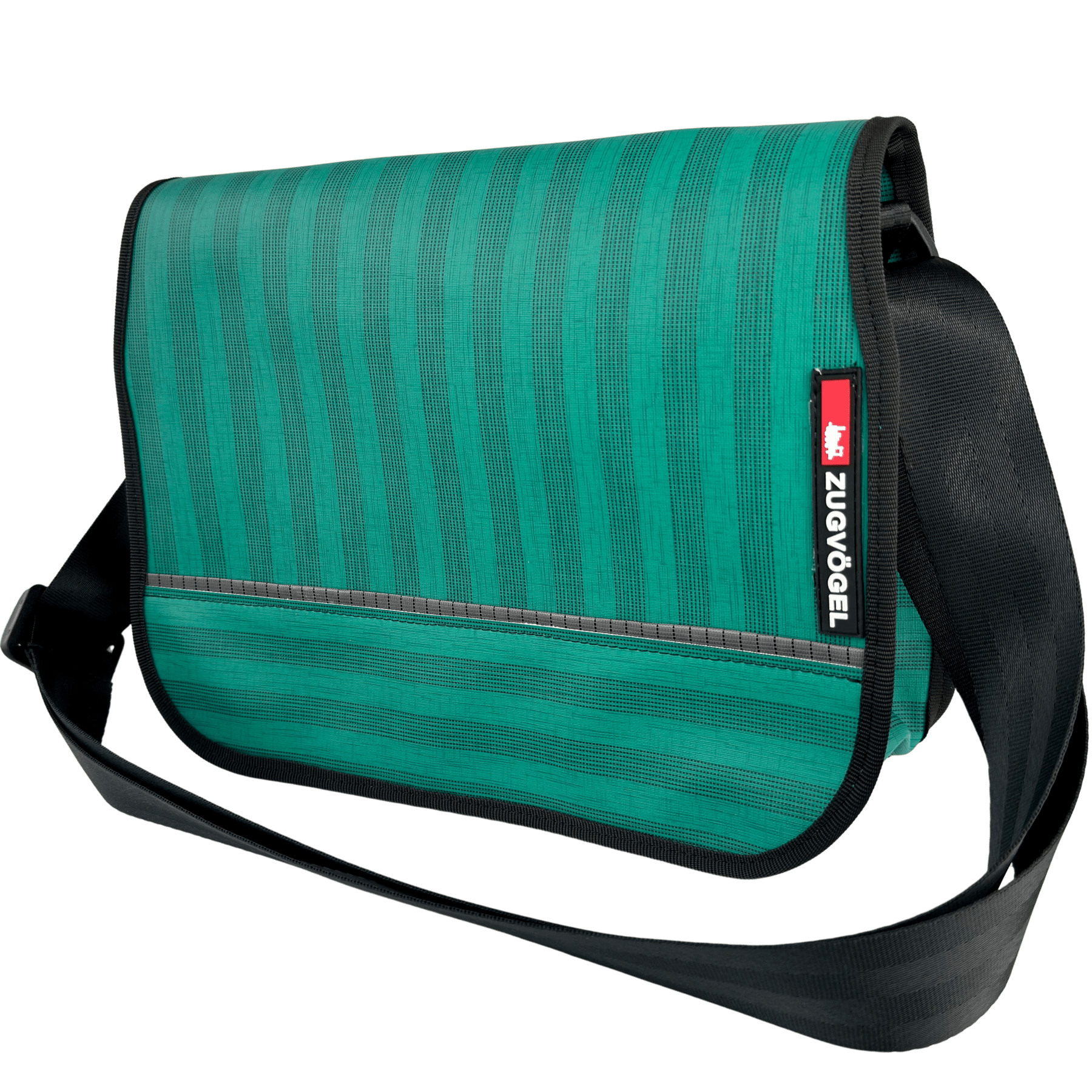 Umhängetasche «Zugvögel» umhaengetasche-zugvoegel-gross-gruen